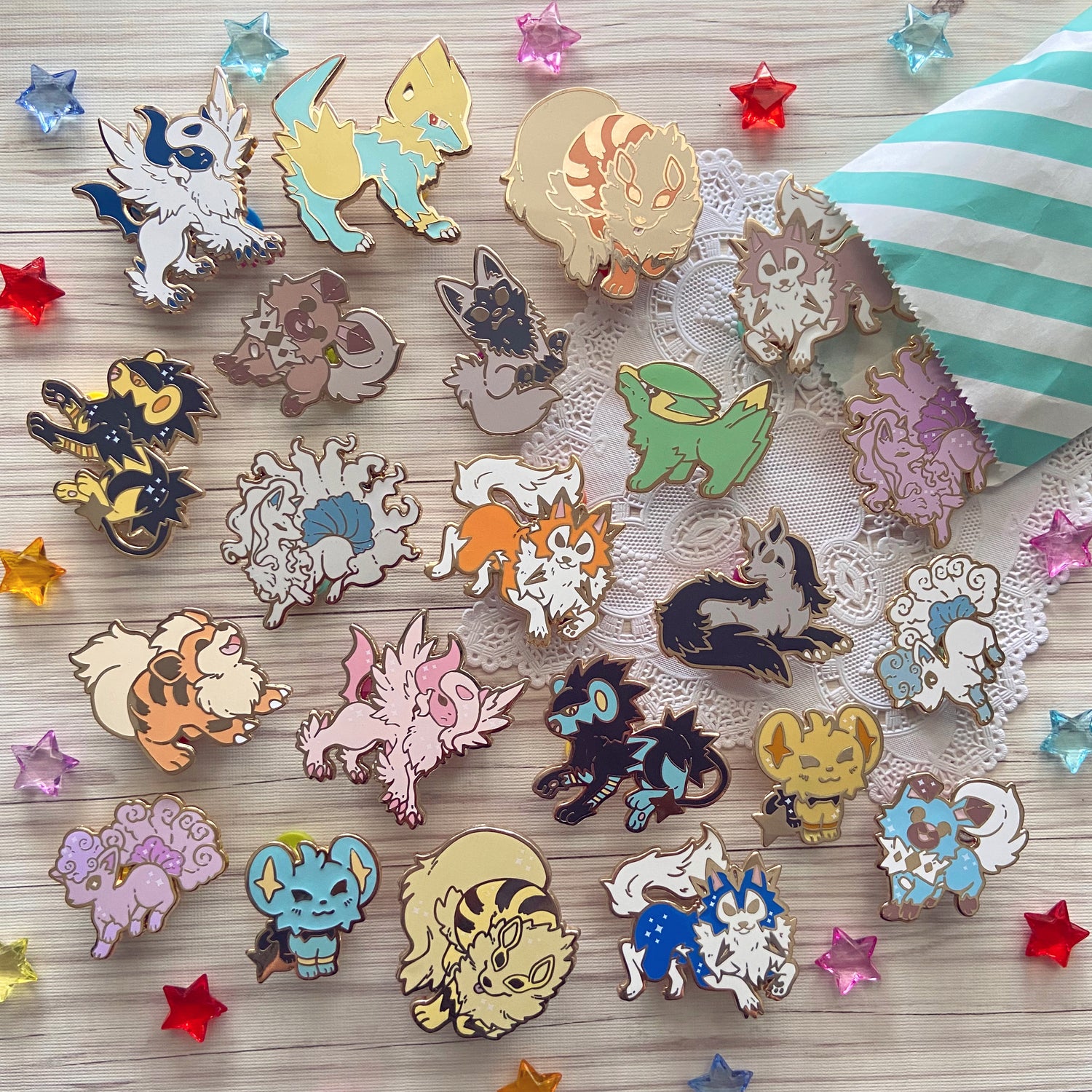 Pokepups Pins