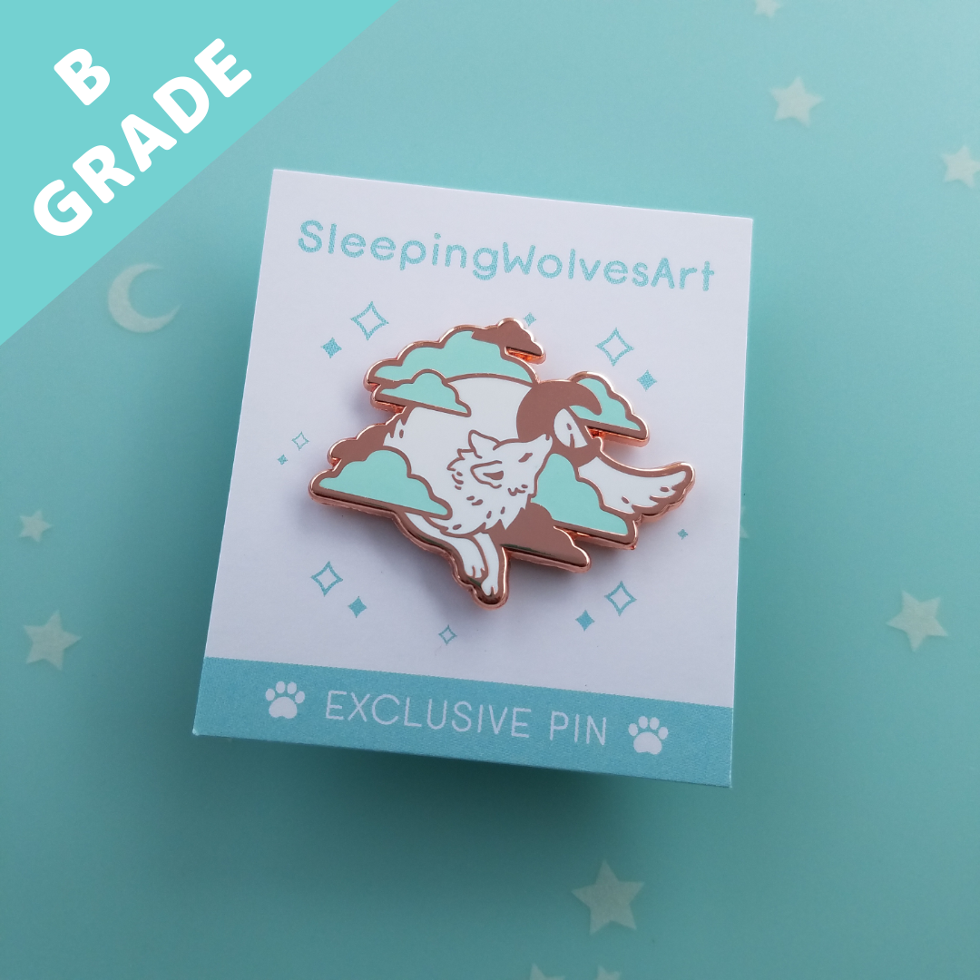 SleepingWolvesArt - Logo Pin
