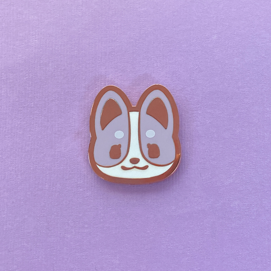 Corgi Head - Lavender
