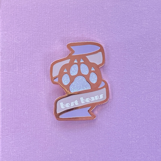 Paw Ribbon - Lavender