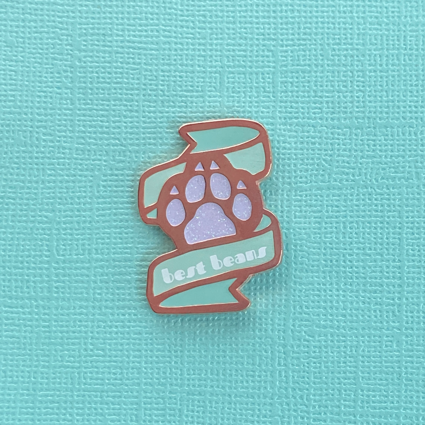 Paw Ribbon - Mint