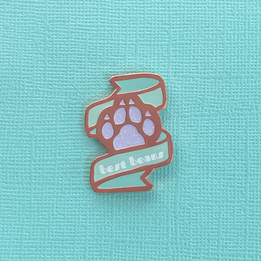 Paw Ribbon - Mint