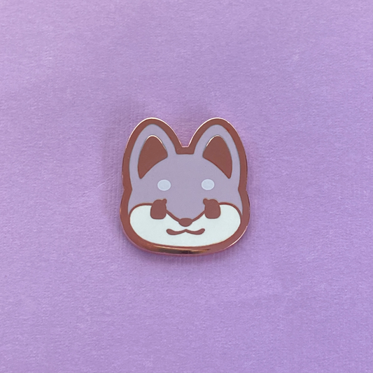 Shiba Inu Head - Lavender