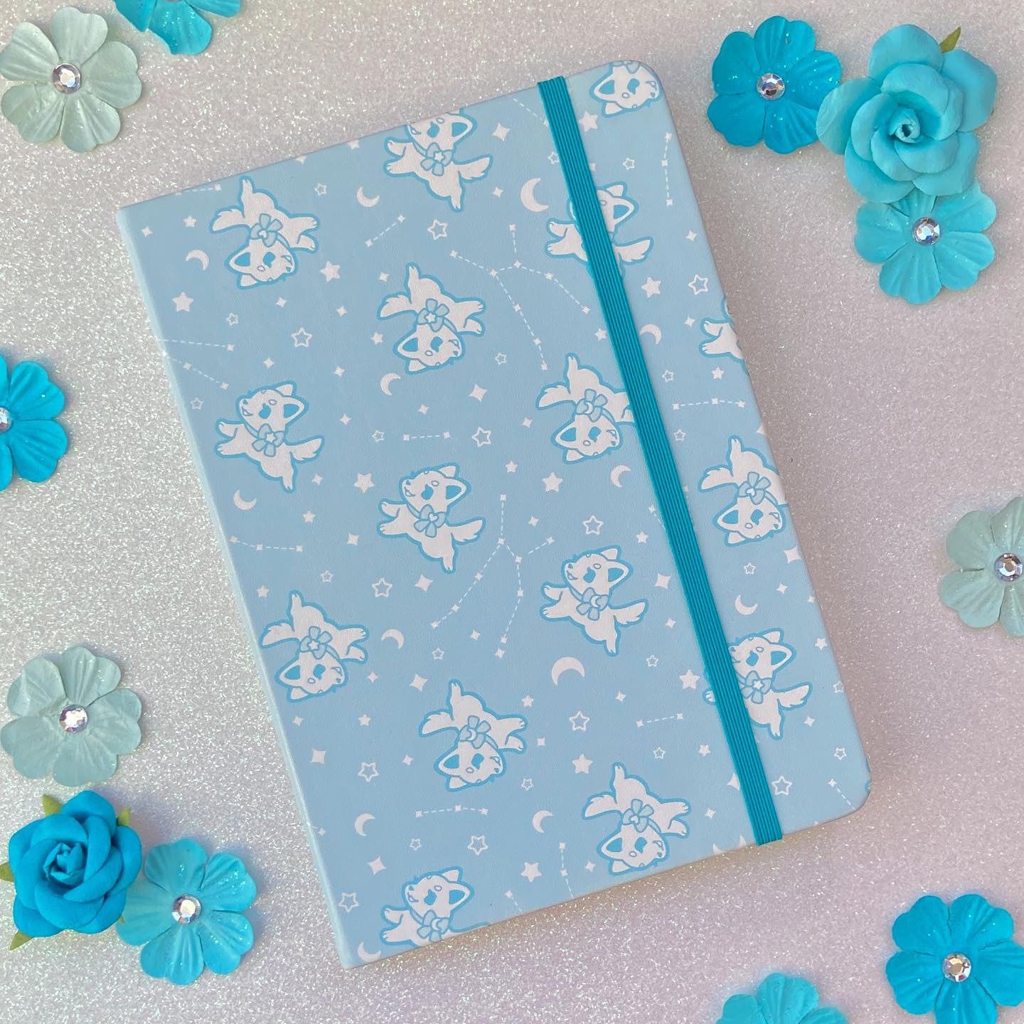 Galaxy Puppy Notebook + Matching Cloth