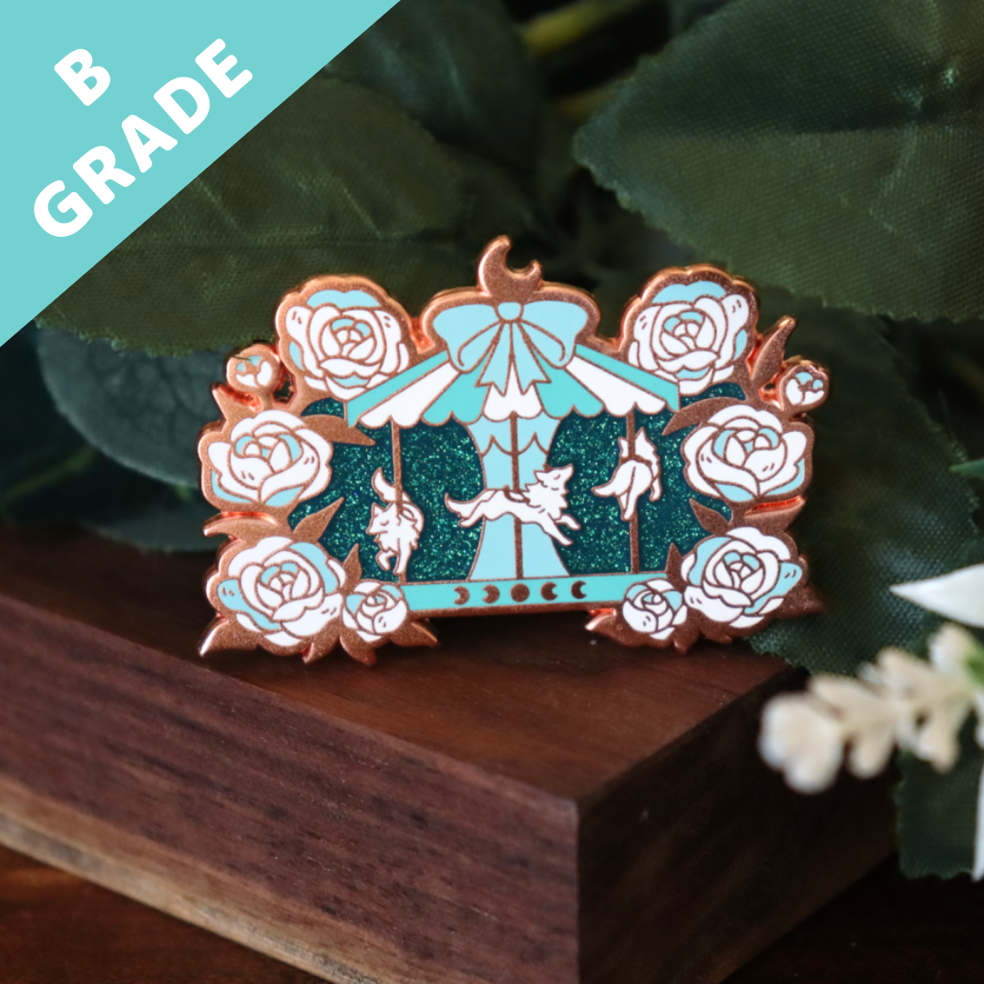 Wolf Carousel Pin