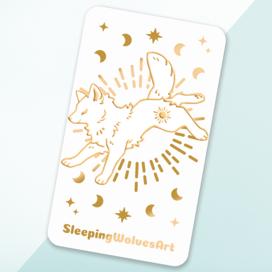 Leaping Wolf - Day Pin