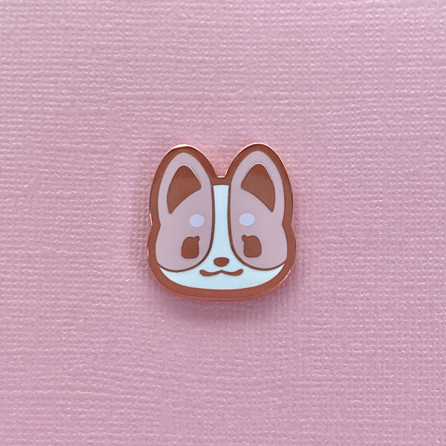 Corgi Head - Pink