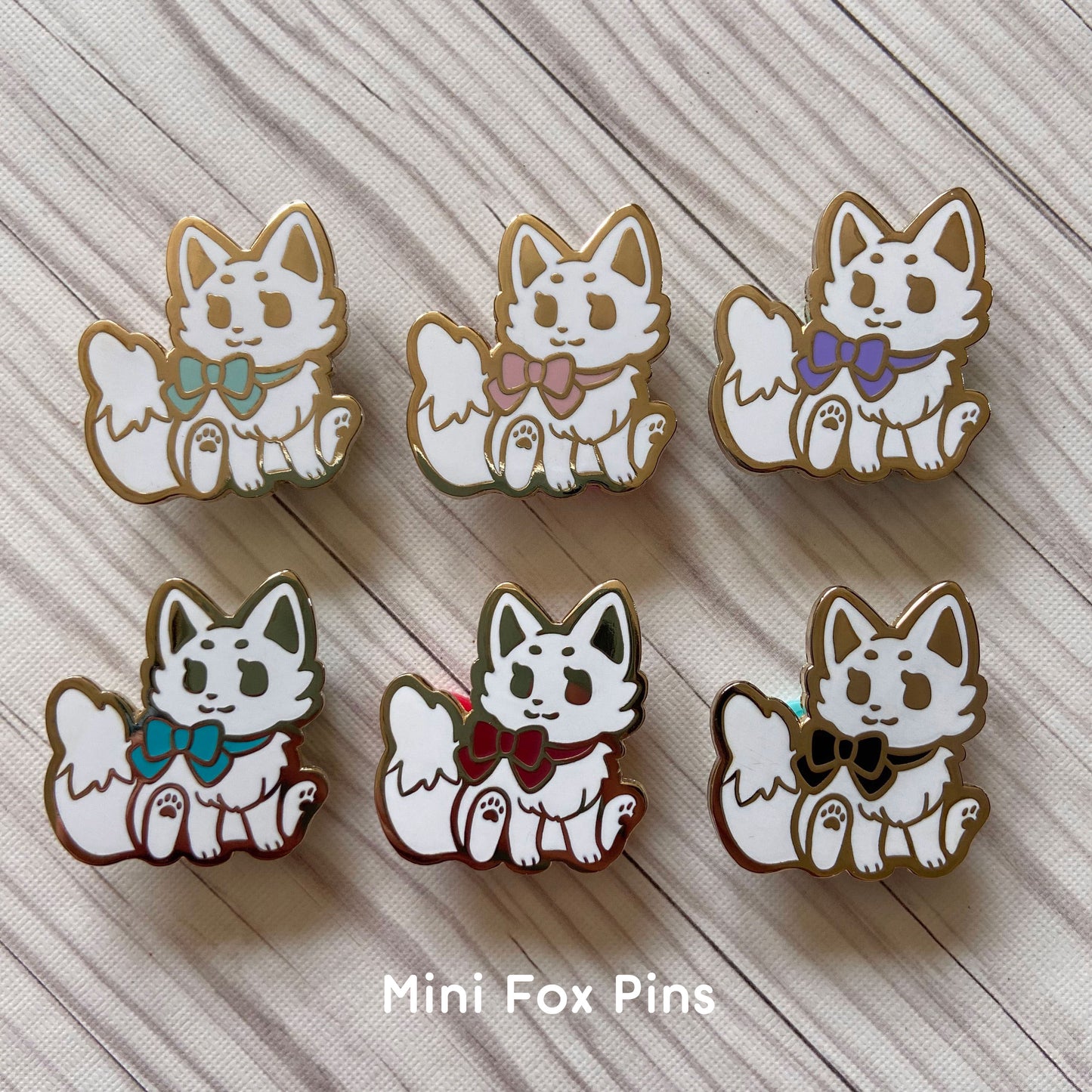 B-GRADE: Foxy Ita & Mini Fox Pins!